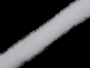 Premium Faux Fur Trim Ribbon with Sew-In Border (3cm) – Round Decorative Fur for Hoods, Coats, Sleeves, Crafts & Winter Decor