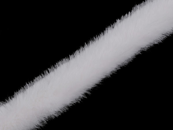 Premium Faux Fur Trim Ribbon with Sew-In Border (3cm) – Round Decorative Fur for Hoods, Coats, Sleeves, Crafts & Winter Decor