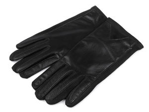 Women's Touchscreen Winter Gloves - Elegant Plush-Lined Fall & Winter Gloves with Eco-Leather Accent