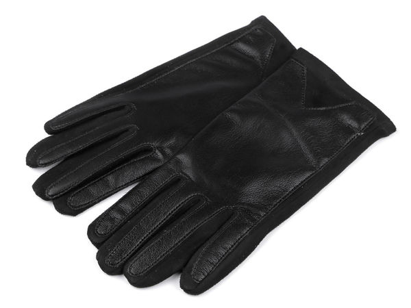 Women's Touchscreen Winter Gloves - Elegant Plush-Lined Fall & Winter Gloves with Eco-Leather Accent