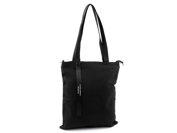 Premium Canvas Crossbody Tote Bag - Versatile Cotton Shoulder Bag with Adjustable Strap (33x38 cm)