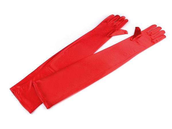 Premium Opera Length Formal Satin Gloves - Stretch Fit Long Evening Gloves for Weddings, Galas, and Special Occasions