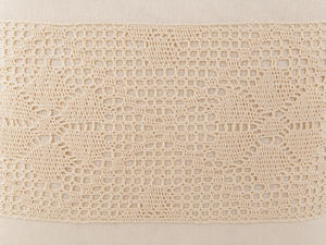 Boho Lace Trim Cushion Cover - Vintage Decorative Throw Pillow Case, 45x45 cm