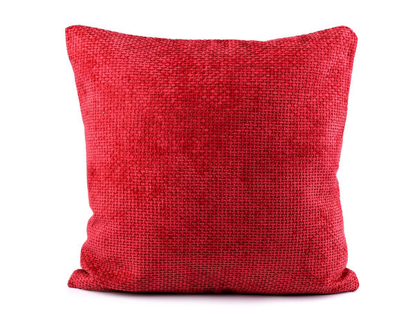Premium Double-Sided Velvet Cushion Cover (45x45 cm) - Textured Plush Pillow Case with Hidden Zipper Closure