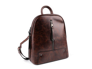Women's 2-in-1 Convertible Backpack and Crossbody Handbag - Premium Vegan Leather City Daypack (29x31 cm)