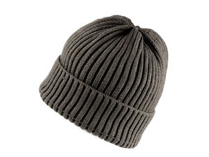 Unisex Knitted Striped Winter Hat with Rolled Brim – Premium Warm Stretch Beanie for Outdoor Sports and Everyday Wear