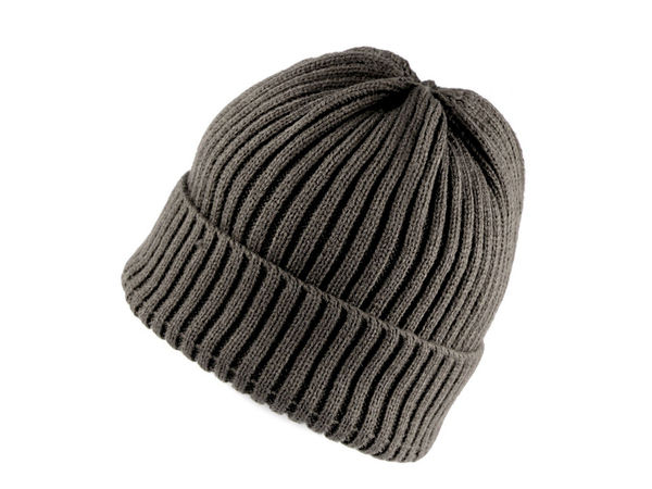 Unisex Knitted Striped Winter Hat with Rolled Brim – Premium Warm Stretch Beanie for Outdoor Sports and Everyday Wear