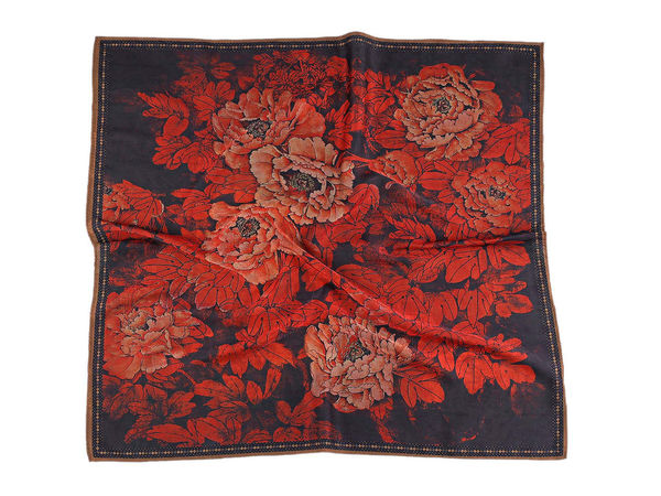 Premium Printed Satin Square Scarf (70x70 cm) - Elegant Silk-Touch Fashion Neck Scarf and Hair Accessory