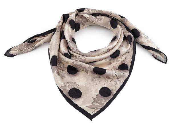 Premium Printed Satin Square Scarf (70x70 cm) - Elegant Silk-Touch Fashion Neck Scarf and Hair Accessory