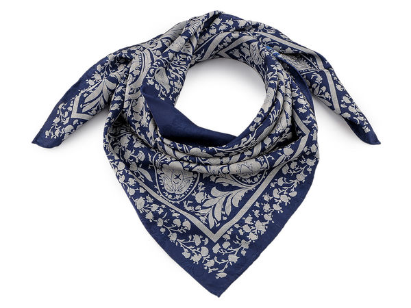 Premium Printed Satin Square Scarf (70x70 cm) - Elegant Silk-Touch Fashion Neck Scarf and Hair Accessory