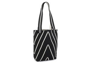 Premium Knit Textile Handbag - Spacious Everyday Shoulder Tote Bag