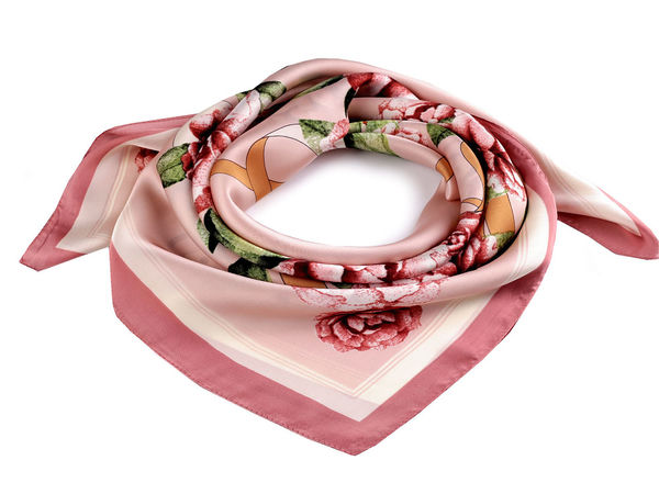 Premium Satin Square Scarf (70x70 cm) - Elegant Multi-Way Fashion Accessory