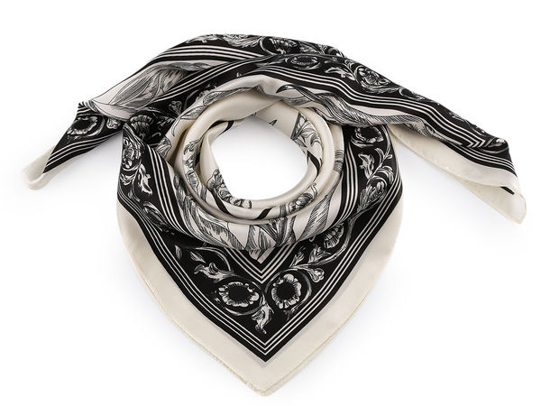 Premium Satin Square Scarf (70x70 cm) - Elegant Multi-Way Fashion Accessory