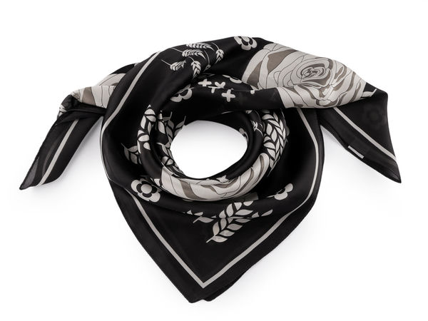 Premium Satin Square Scarf (70x70 cm) - Elegant Multi-Way Fashion Accessory