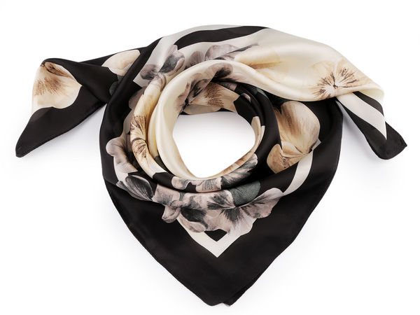 Premium Satin Square Scarf (70x70 cm) - Elegant Multi-Way Fashion Accessory