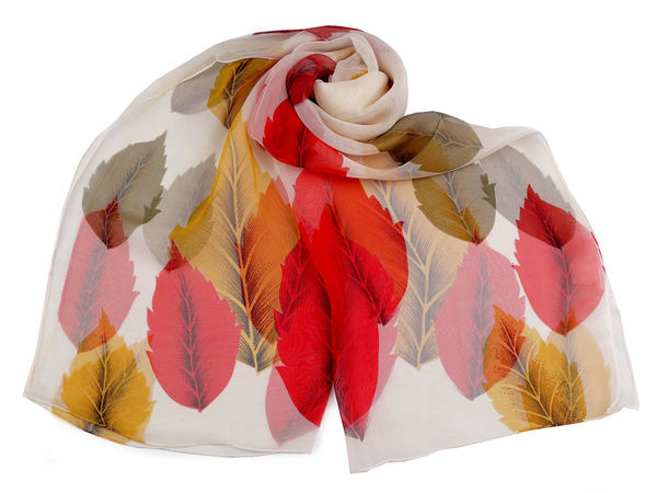 Premium Lightweight Summer Scarf & Shawl - Elegant Translucent Patterned Neck Wrap (50x160 cm)