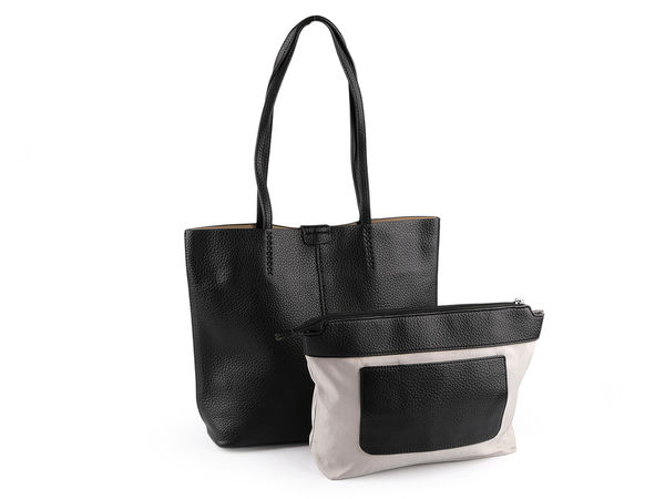 Premium Large Leather Handbag - Spacious Multi-Pocket Shoulder Bag with Adjustable Strap (38x30 cm)