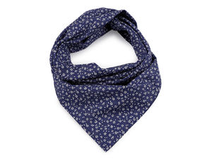 Premium Floral Print Cotton Square Scarf - 70x70 cm