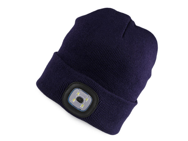 Unisex Rechargeable LED Headlamp Beanie - Premium Hands-Free Lighted Knit Cap for Running, Hiking, Camping, and Outdoor Sports