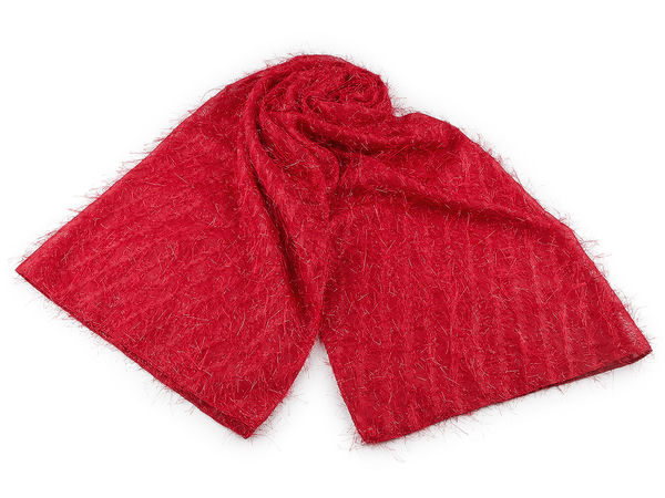 Elegant Formal Chiffon Shawl and Evening Scarf with Sparkling Lurex - Sheer Lightweight Wrap for Special Occasions (180 x 70 cm)