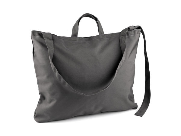 Unisex XL Waterproof Tote Bag - Premium Heavy-Duty Handbag with Zipper Closure & Adjustable Strap (50x42 cm)