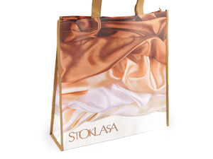 Stoklasa Printed Laminated Shopping Bag - Premium Reusable Tote with Stitched Seams (35x35 cm)