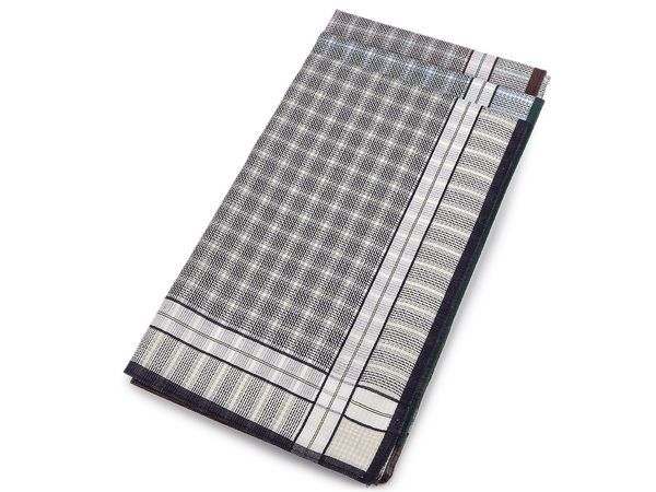 Men's Premium Combed Cotton Handkerchiefs (3-Piece Set) - Classic Soft & Durable Pocket Squares