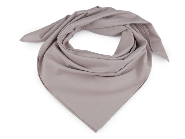 Premium Cotton Square Scarf - Versatile 70x70cm Solid Color Unisex Bandana and Head Wrap
