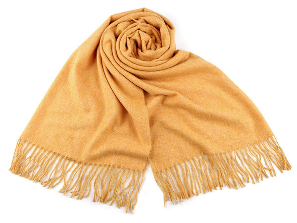 Elegant Double-Sided Solid Color Scarf with Fringes - Soft 70x190 cm Shawl and Plaid Wrap