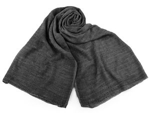 Premium Cotton-Blend Crinkled Scarf and Shawl - Lightweight & Breathable All-Season Wrap, Crumpled Effect (70x185 cm)