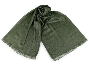 Premium Double-Sided Lurex Scarf Shawl - Elegant Metallic Shimmer Wrap & Plaid (80 x 200 cm)