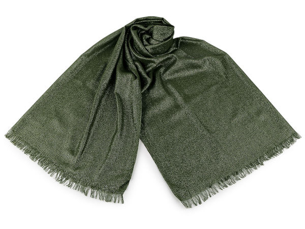 Premium Double-Sided Lurex Scarf Shawl - Elegant Metallic Shimmer Wrap & Plaid (80 x 200 cm)