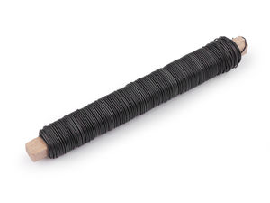 Premium Binding Wire on Wooden Spool (0.65 mm, 100g) – Flexible Craft & Floristry Wire