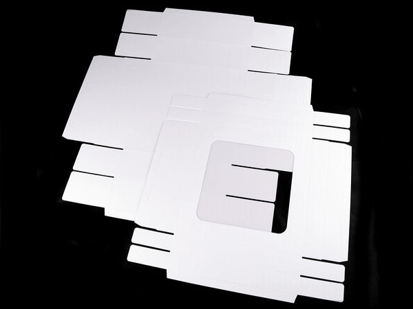 Premium Paper Gift Box with Transparent Window - Easy Assembly DIY Presentation & Storage Box