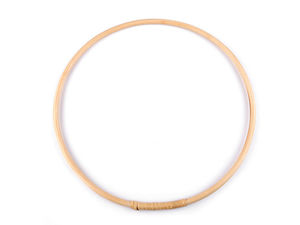 Premium Natural Bamboo Craft Hoop (30cm) – Large Wooden Ring for DIY Dreamcatchers, Macrame, and Custom Floral Decor