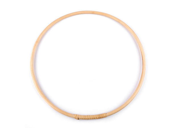 Premium Natural Bamboo Craft Hoop (30cm) – Large Wooden Ring for DIY Dreamcatchers, Macrame, and Custom Floral Decor