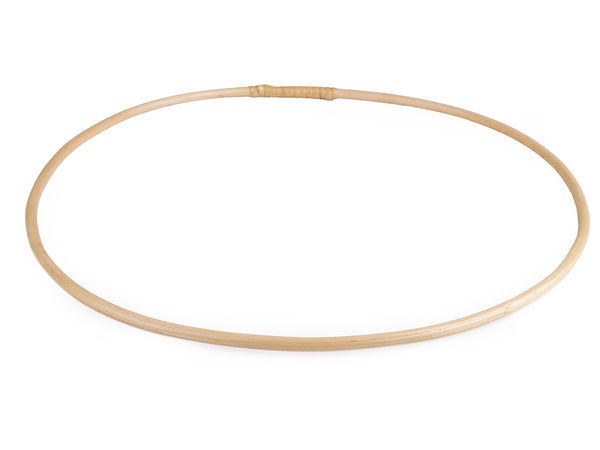 Premium Bamboo Craft Ring (40cm) – Natural Wooden Hoop for Macrame, Dreamcatchers, and DIY Home Decor