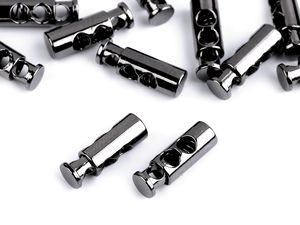 Premium Metal Cord Lock Ends 7x23mm - Spring-Loaded Stopper Toggle for Outerwear, Backpacks, and Haberdashery Projects