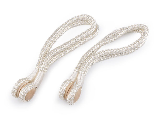 Premium Magnetic Curtain Tiebacks - Elegant Braided Drape Holdbacks for Curtains & Window Treatments