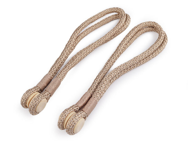 Premium Magnetic Curtain Tiebacks - Elegant Braided Drape Holdbacks for Curtains & Window Treatments