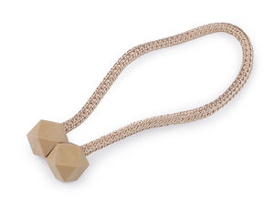 Elegant Magnetic Curtain Tiebacks - Braided Rope Decorative Drape Holdbacks for Window Treatments