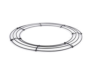 Premium Metal Wire Wreath Frame (35 cm) - Sturdy DIY Craft Base for Floral Arrangements and Holiday Decor