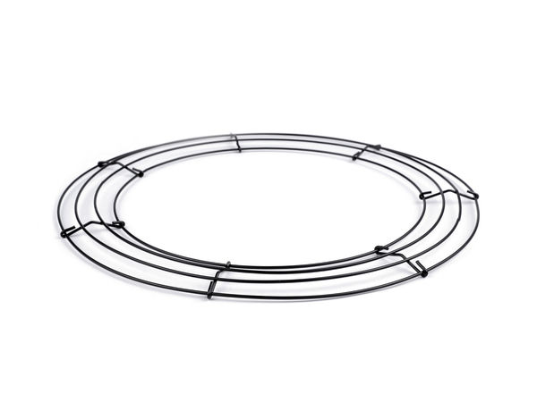 Premium Metal Wire Wreath Frame (35 cm) - Sturdy DIY Craft Base for Floral Arrangements and Holiday Decor