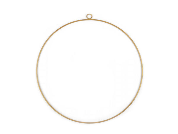 Premium Welded Metal Craft Hoop with Hanging Eyelet (25 cm) – Versatile Ring Frame for Dreamcatchers, Macrame & DIY Decor