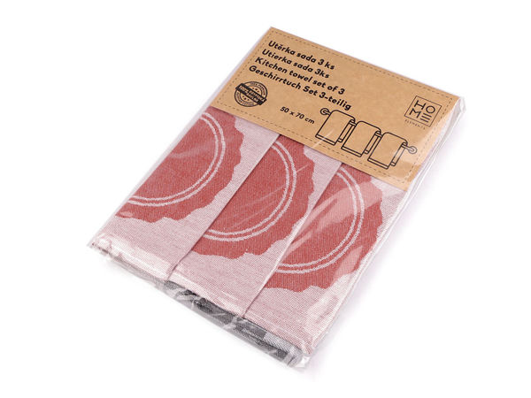 Premium Egyptian Cotton Towel Set (50x70 cm) - Ultra-Absorbent Lint-Free Kitchen & Home Hand Towels (Pack of 3)