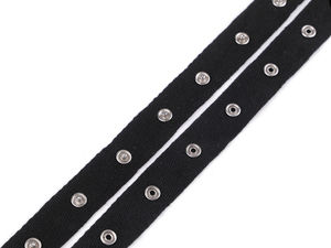 Premium Cotton Snap Fastener Tape - 20mm Soft Press Stud Ribbon for Sewing, Lingerie, Bodysuits & Haberdashery
