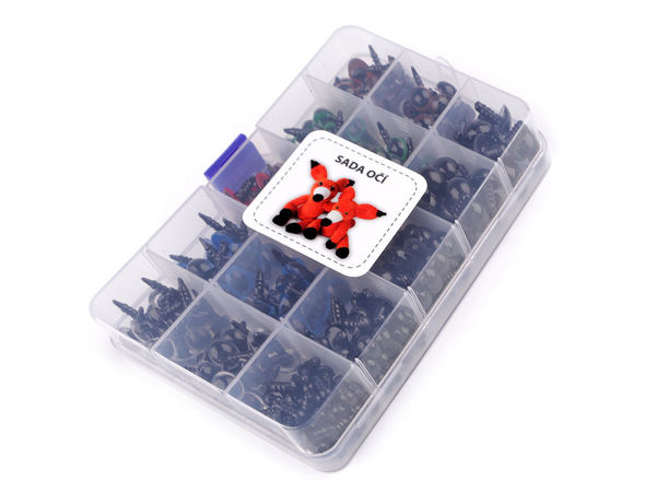 264-Piece Safety Eyes and Washers Kit for DIY Dolls and Plush Toys - Multi-Size & Multi-Color Safety Eyes with Washers and Storage Box