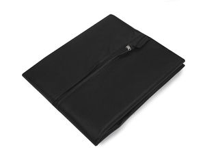 Premium Breathable Garment Cover Bag with Full-Length Zipper & Hanger Cut-Out (65 x 160 cm) - Black