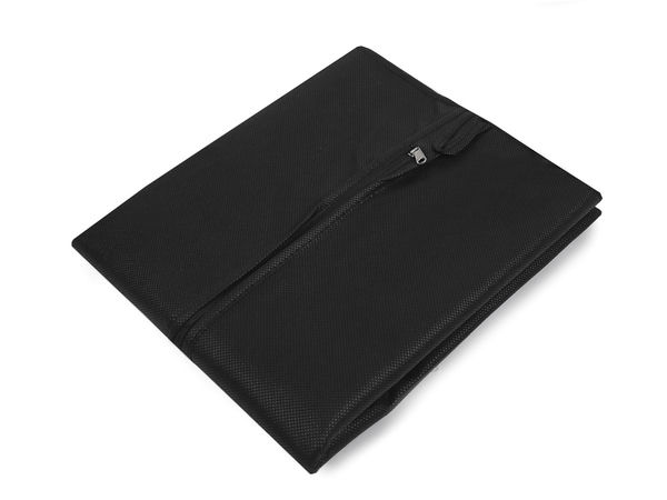Premium Breathable Garment Cover Bag with Full-Length Zipper & Hanger Cut-Out (65 x 160 cm) - Black