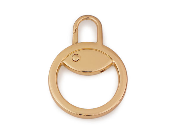 Premium Metal Zipper Pull Replacement Carabiner for Zipper Sliders, Handbags, and Keychains - Nickel